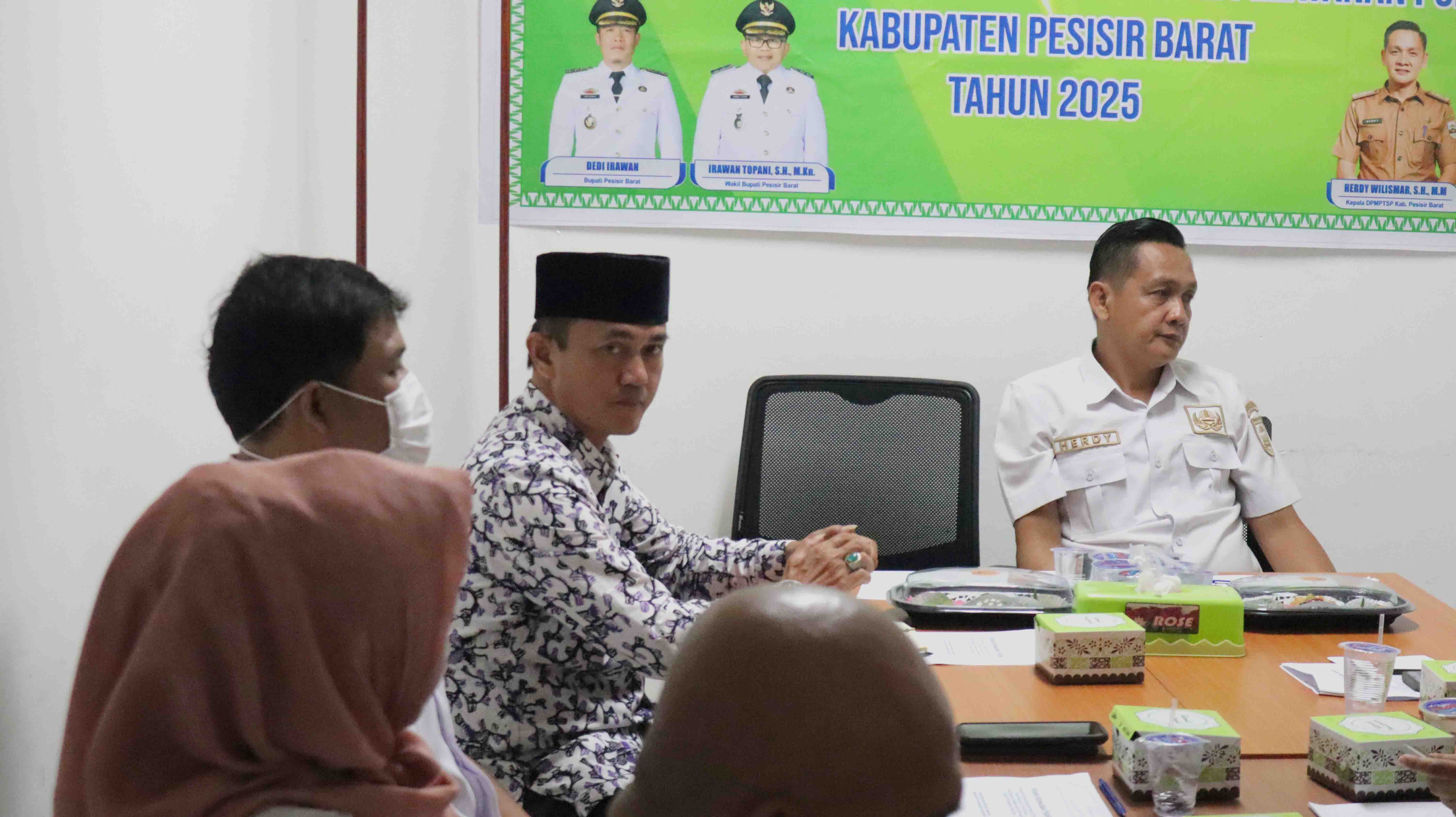 Tingkatkan Pelayanan Publik, Kemenag Pesisir Barat Ikuti Rapat Penyusunan SOP dan Evaluasi Penyelenggaraan Mal Pelayanan Publik Pesisir Barat