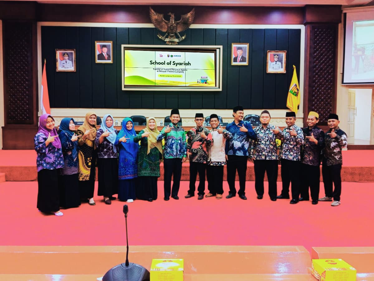 23 Penyuluh Agama Islam Tanggamus Ditetapkan Jadi Duta Literasi Keuangan Syariah oleh OJK