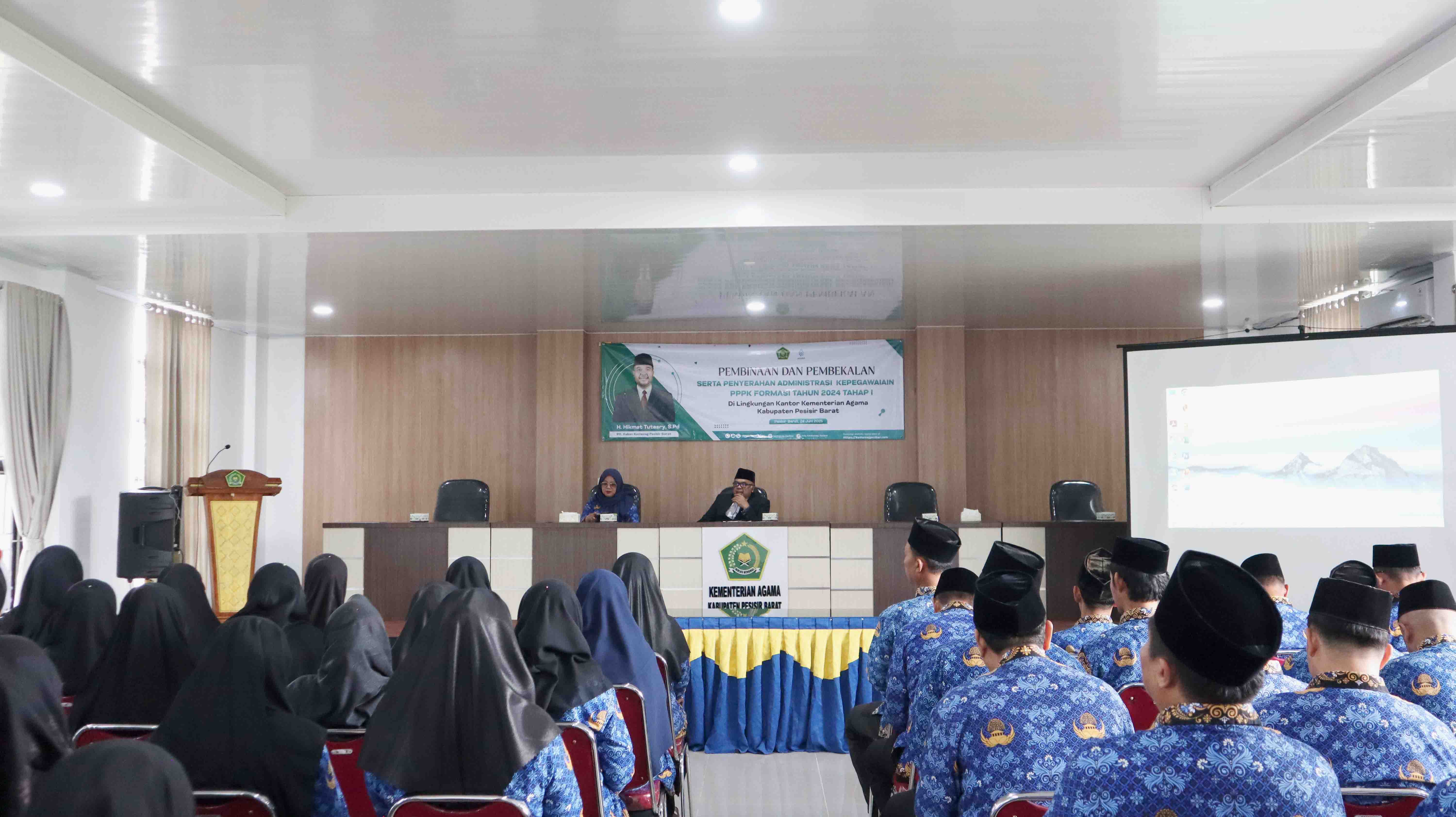 Kemenag Pesisir Barat Selenggarakan Pembinaan dan Pembekalan PPPK Tahun 2024 Tahap I