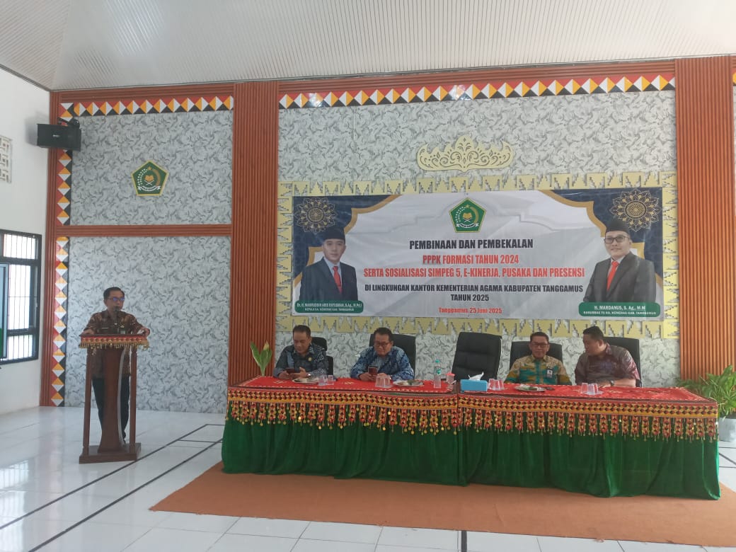 Kemenag Tanggamus Gelar Pembinaan dan Sosialisasi Bagi PPPK Formasi 2024