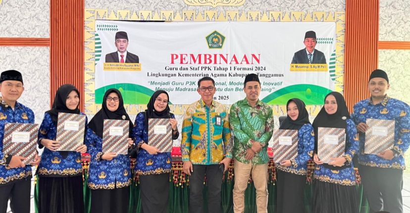 Bentuk Karakter ASN, 7 PPPK MTsN 2 Tanggamus Ikuti Pembinaan dan Sosialisasi