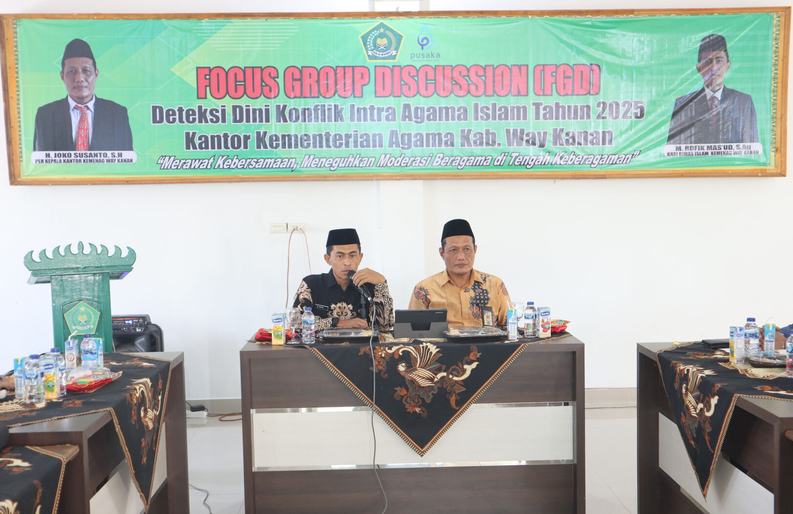 Kemenag Way Kanan Gelar FGD Deteksi Dini Konflik Intra Agama Islam