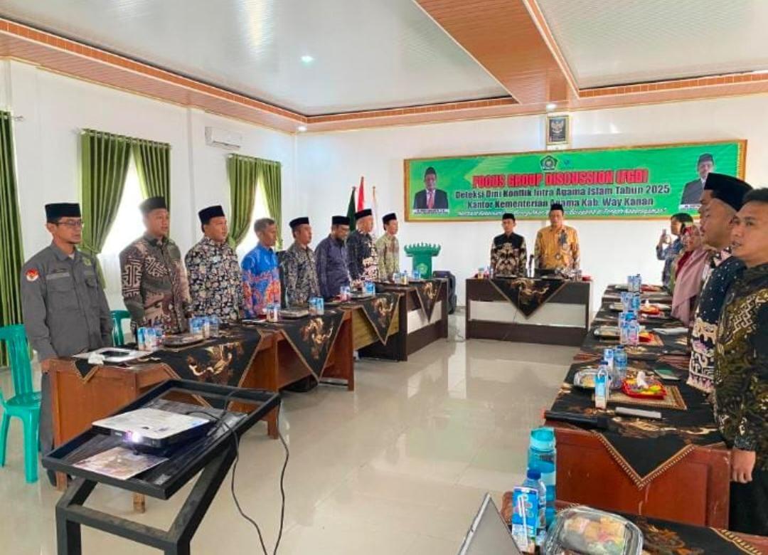FGD Deteksi Dini Konflik Intra Agama Islam 2025“Merawat Kebersamaan,Meneguhkan Moderasi Beragama di Tengah Keberagaman”