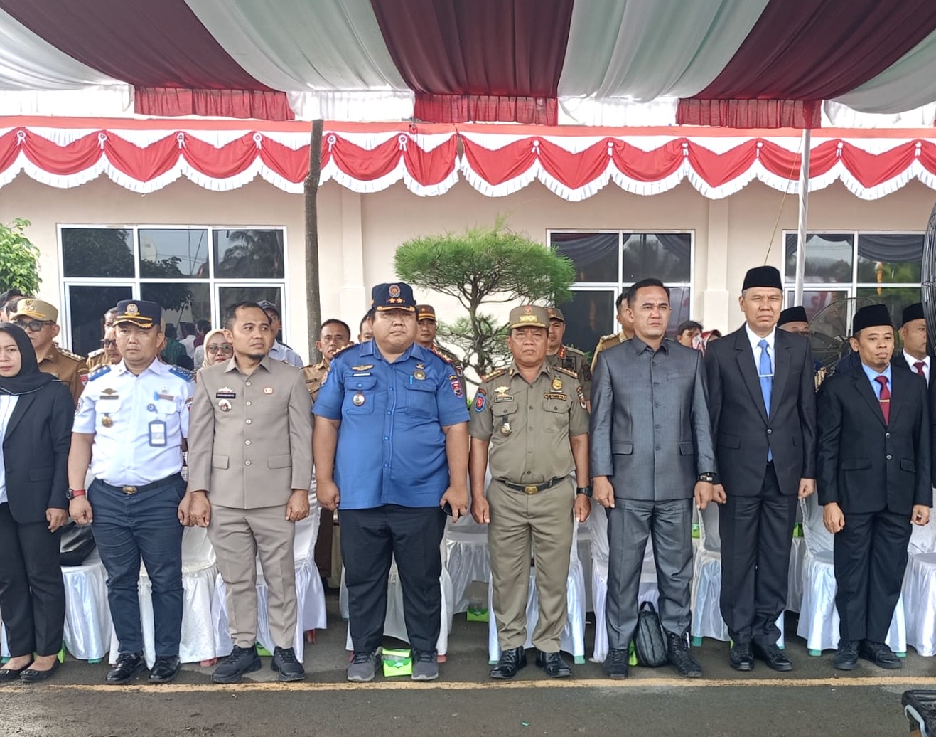 Kepala Kemenag Mesuji Hadiri Upacara HUT Bhayangkara ke-79 di Mapolres Mesuji
