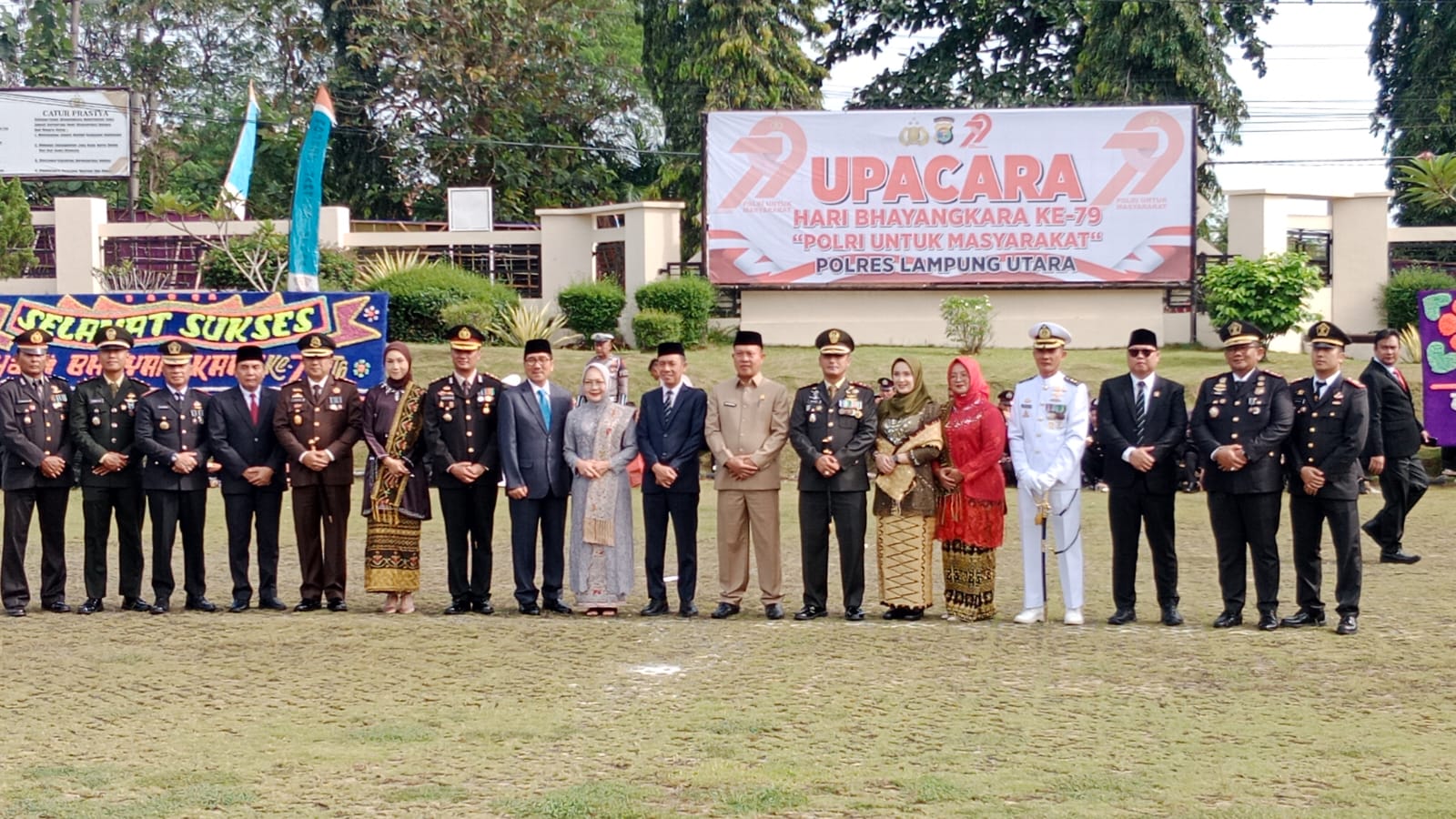 Sinergi Untuk Negeri, Kemenag Hadiri Peringatan Hari Bhayangkara Ke-79 di Polres Lampung Utara