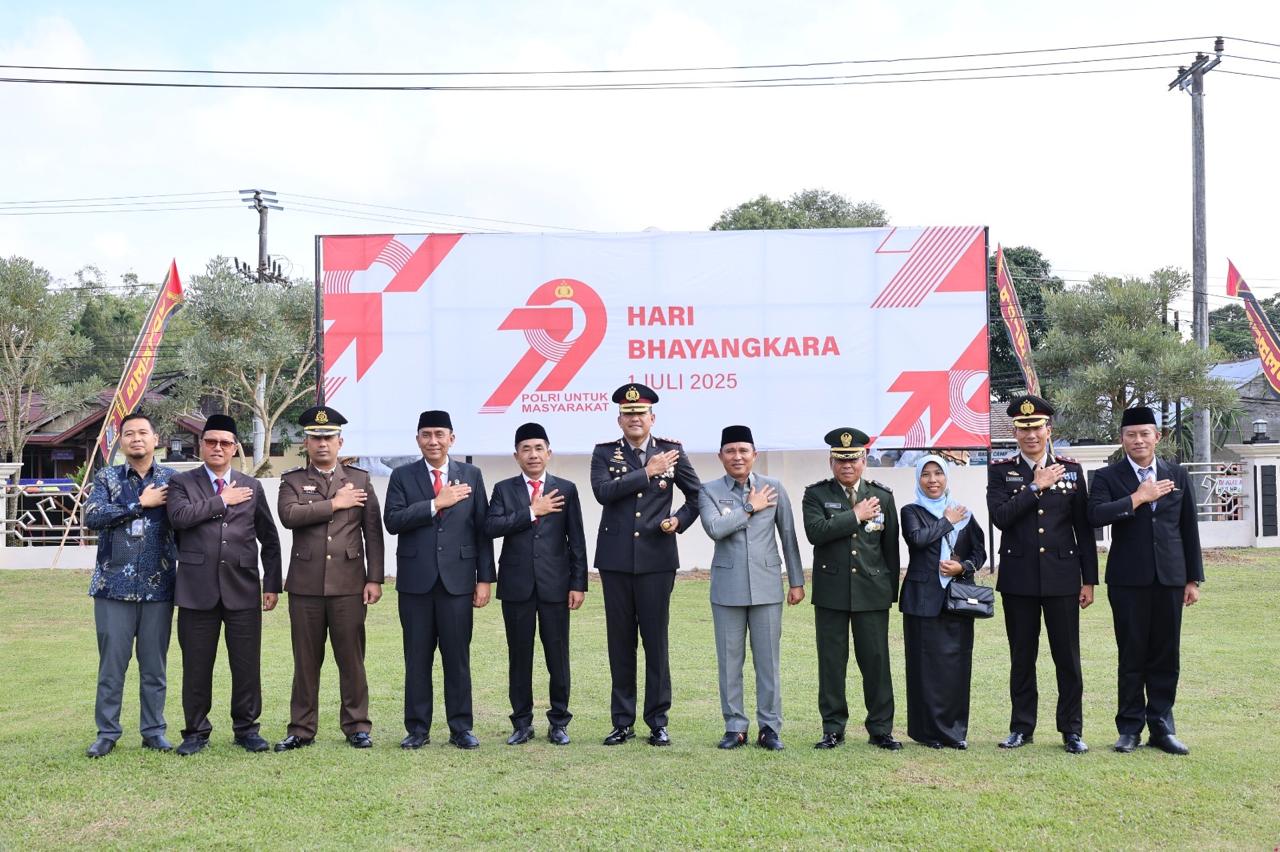 Ikuti Apel HUT Ke-79 Bhayangkara, M. Surur Sampaikan Apresiasi Kepada Institusi Polri