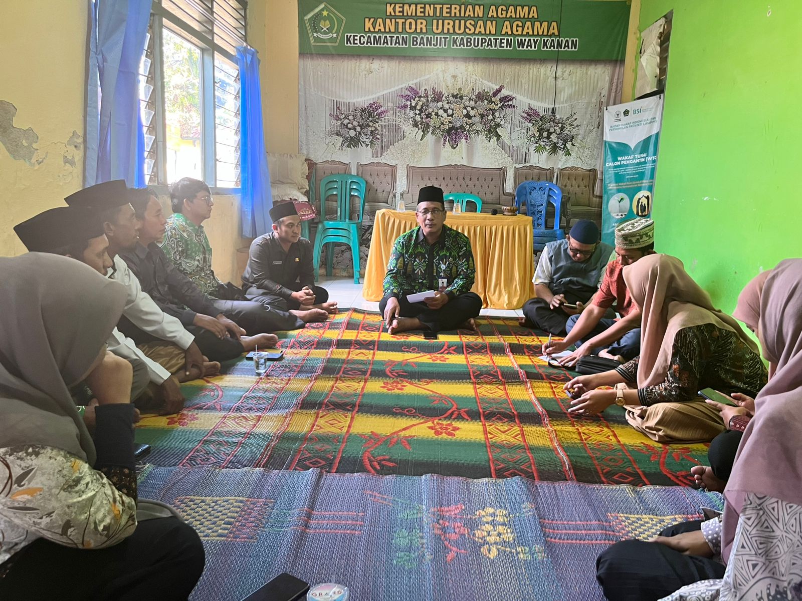 KUA Kecamatan Banjit Menggelar Rapat Peaceful Muharram dan Rapat Koordinasi untuk Pelaksanaan Lebaran Yatim