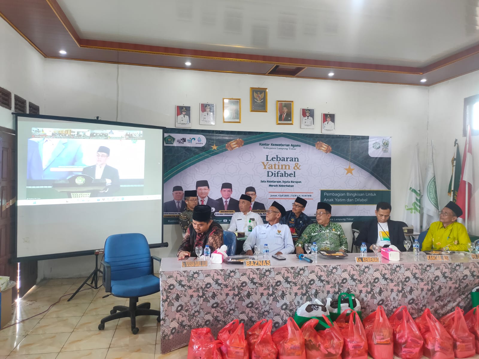 Kemenag Lampung Timur Ikuti Zoom Nasional Peaceful Muharram: Cinta dan Doa untuk Yatim dan Difabel Bergema dari STIS Darul Ulum