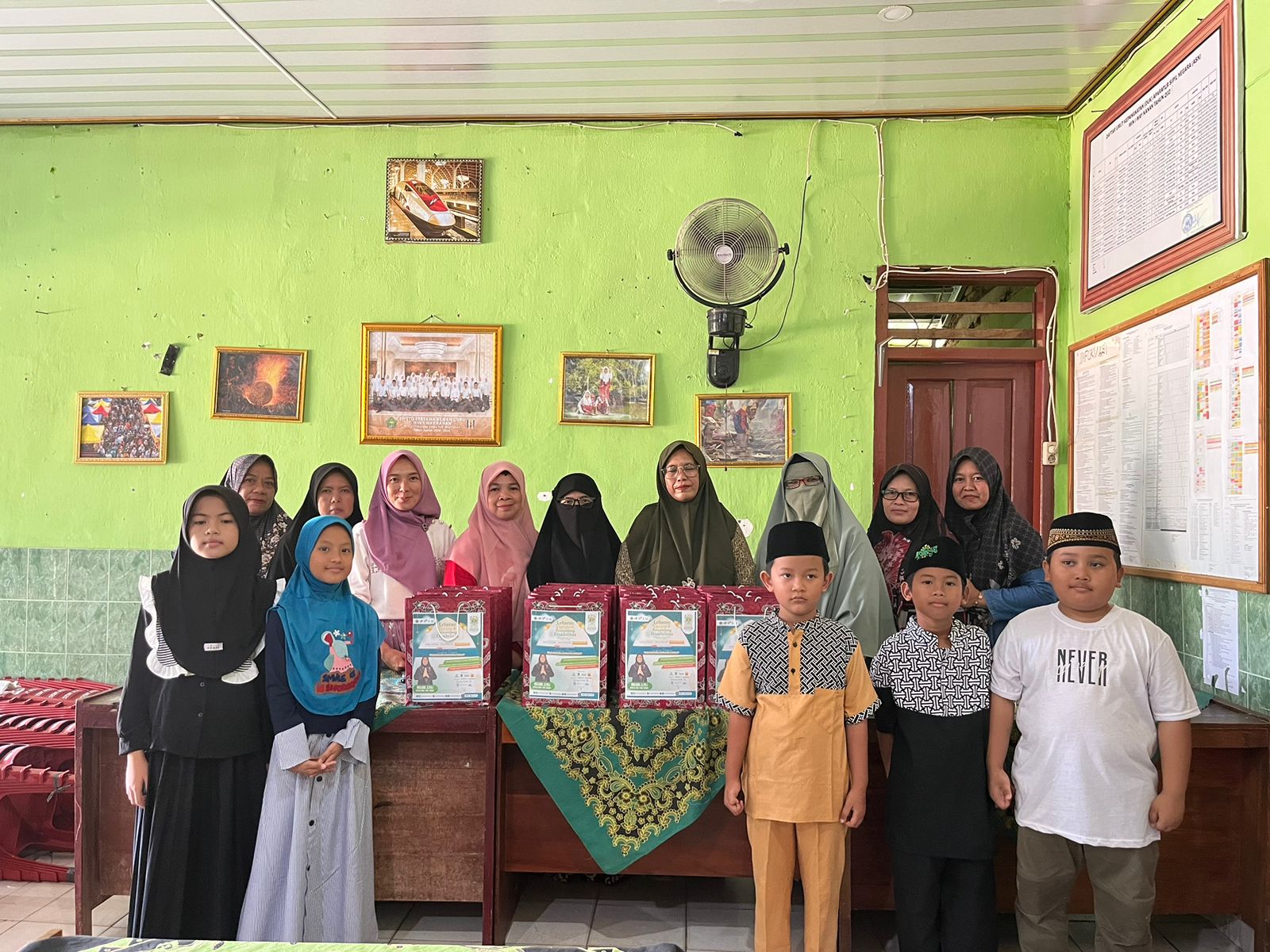 MIN 1 Way Kanan Ikut Berpartisipasi dalam Acara Peaceful Muharram Lebaran Yatim dan Difabel di MIN 1  Way Kanan