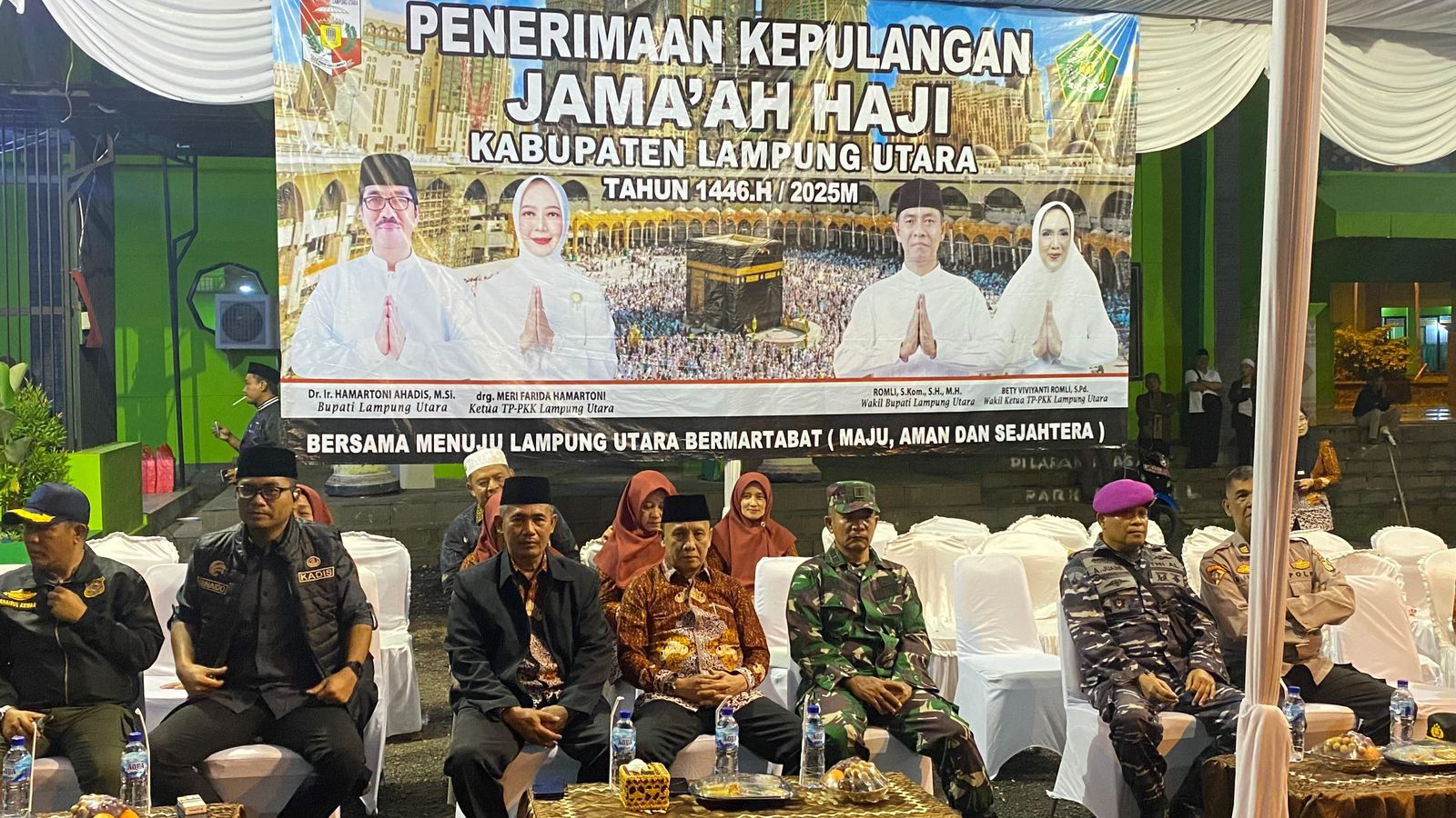 47 Jamaah Haji Lampung Utara Kloter JKG 56 Tiba di Tanah Air, Disambut di Islamic Centre Kotabumi