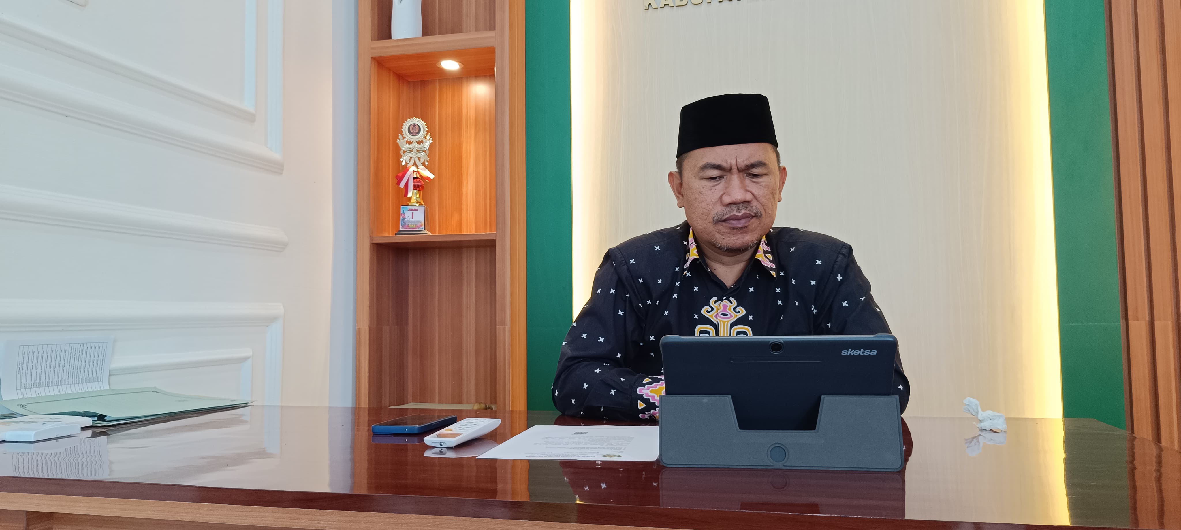 Hadir Secara Daring, Kakankemenag Saksikan Pembukaan Festival Seni Budaya Islam Qasidah Kolaborasi