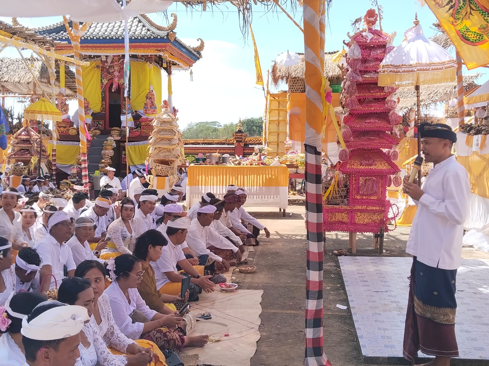 Kabid Bimas Hindu Lampung: Ngenteg Linggih Wujud Pensucian dan Pemuliaan Tempat Suci
