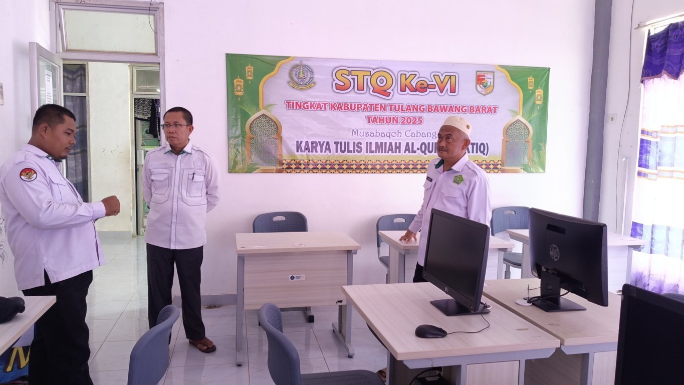 Kepala Kemenag Tinjau Persiapan STQ Tulang Bawang Barat