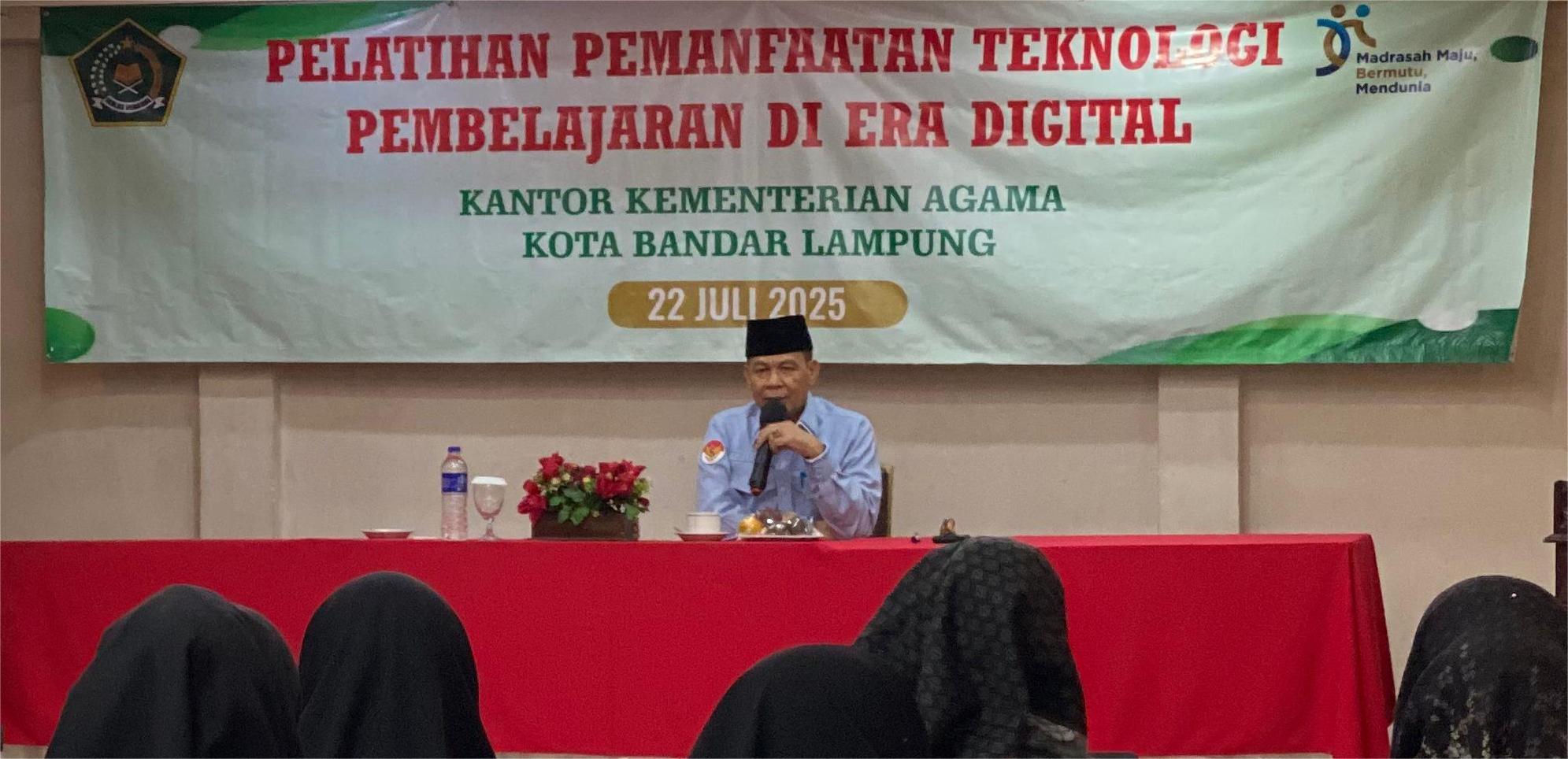 Pelatihan Pemanfaatan Teknologi Pembelajaran, Makmur: “Guru Madrasah Didorong Cerdas, Religius, dan Adaptif di Era Digital”