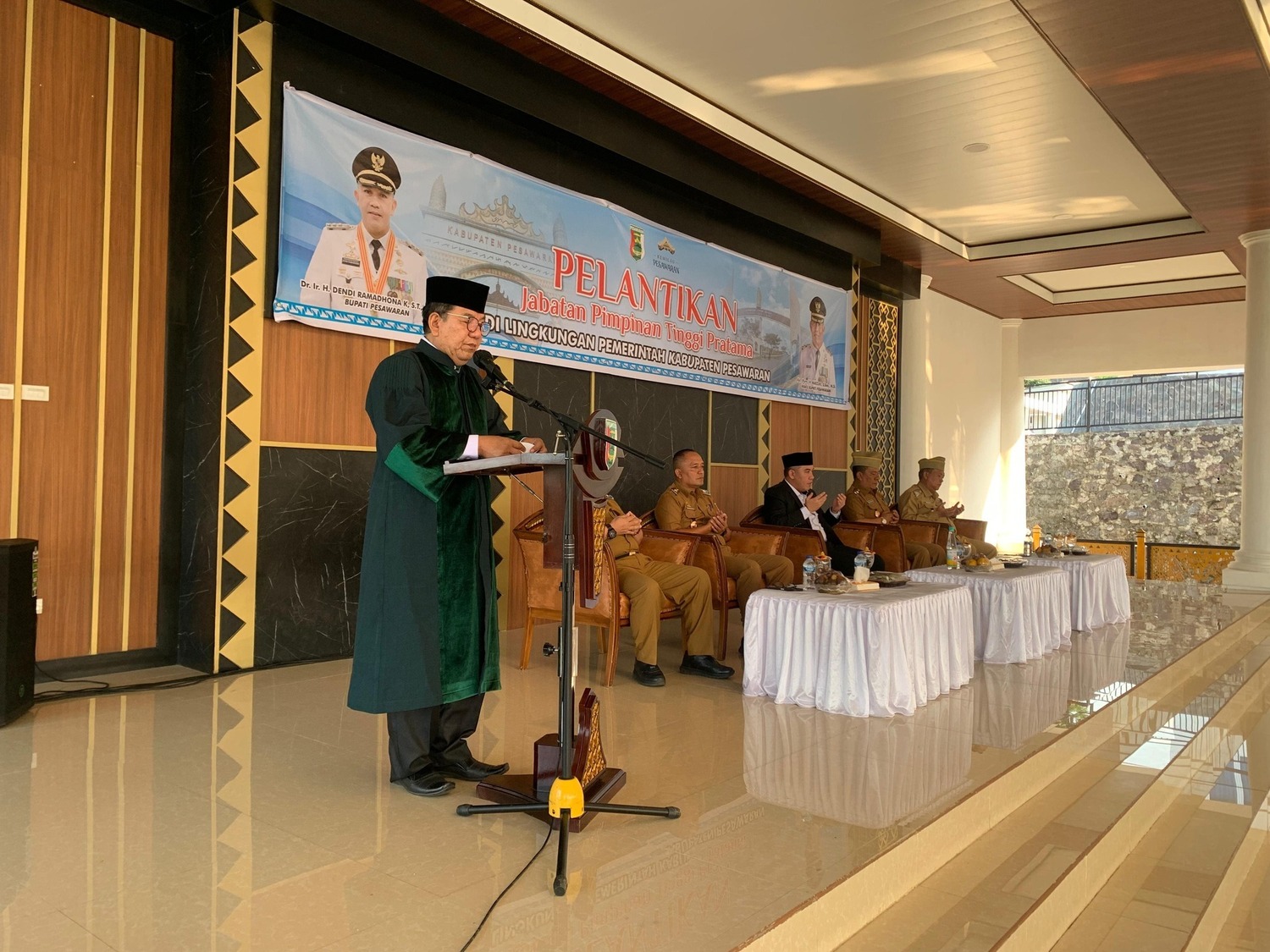 Sinergi Kemenag dan Pemda: Kasi Bimas Islam Dukung Prosesi Pelantikan Pejabat Pemkab Pesawaran
