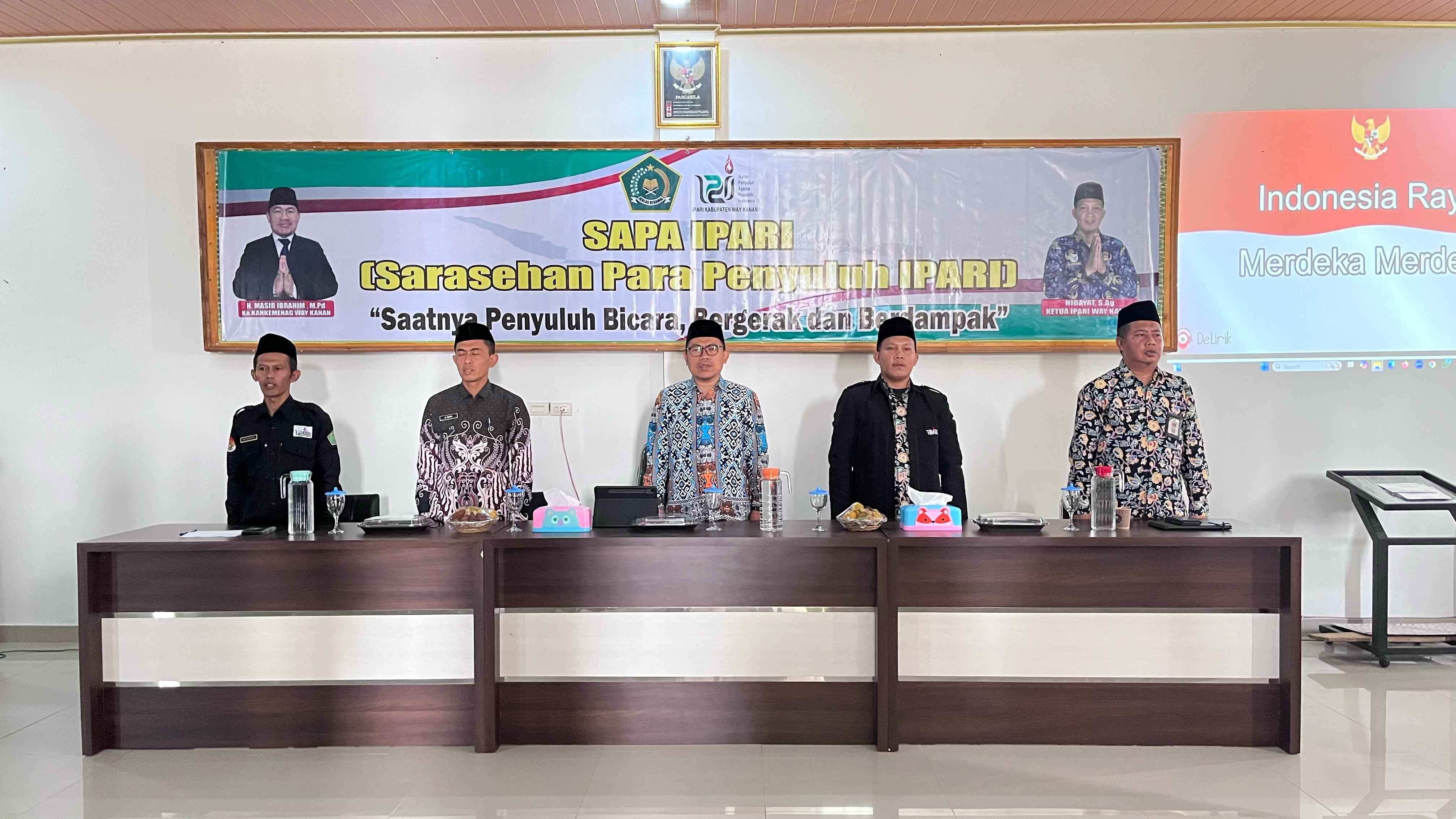 SAPA IPARI Kemenag Way Kanan, Masir Ibrahim : "Penyuluh bukan hanya penyampai pesan tapi sebagai pemberi solusi"