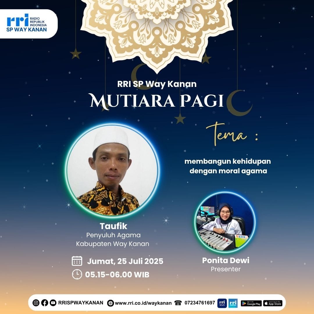 Penyuluh Agama Islam KUA Kecamatan Buay Bahuga Mengajak Masyarakat Memahami Lebih Dalam Membangun Kehidupan Dengan Moral Agama