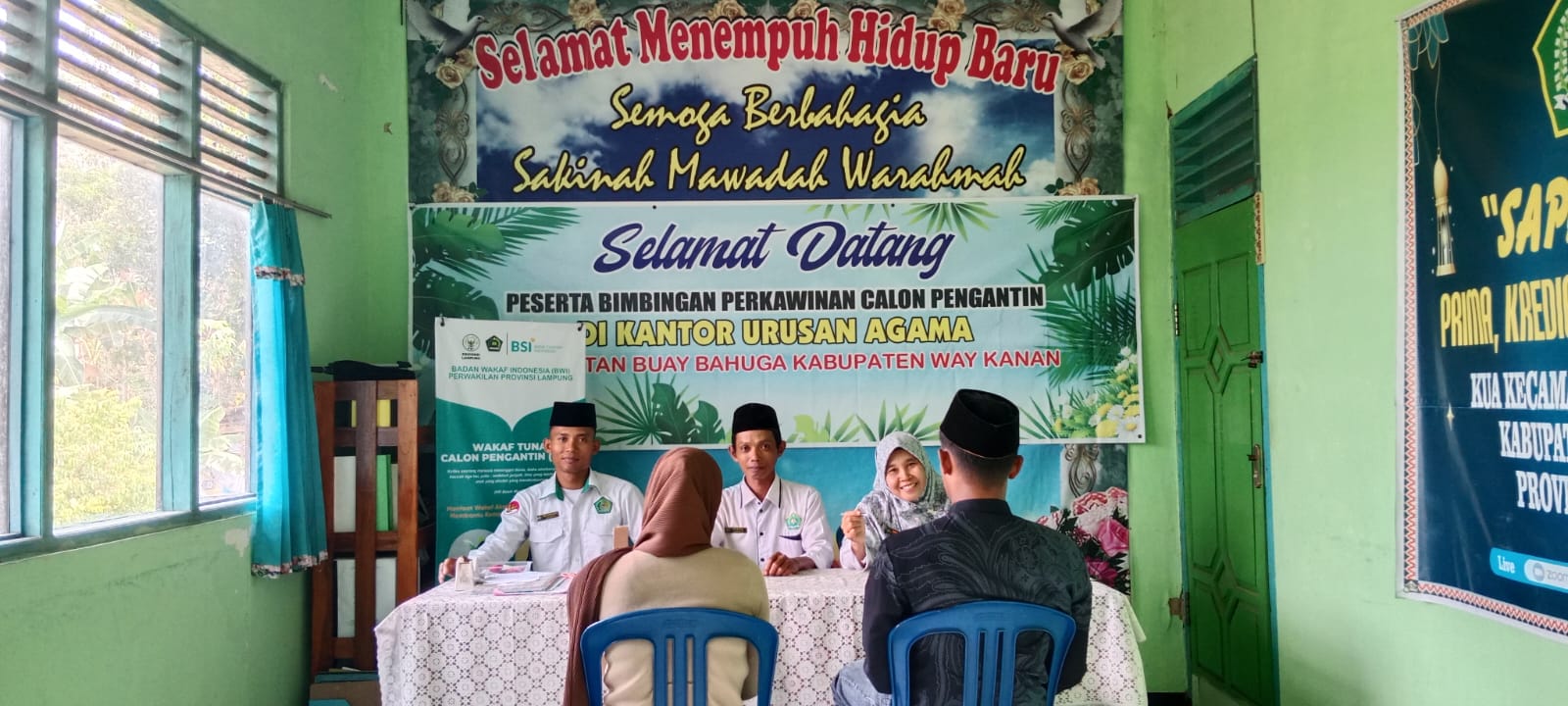 KUA Buay Bahuga Gelar Bimwin: Bekali Catin Wujudkan Rumah Tangga yang Kokoh