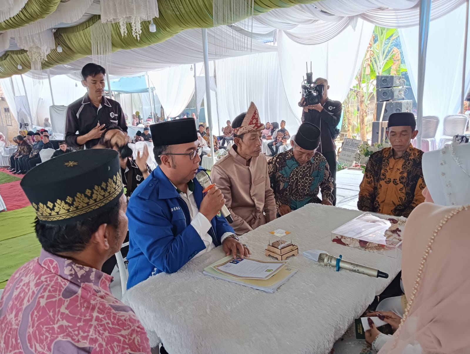 Kepala KUA Buay Bahuga Sampaikan Khutbah Nikah Bertema Kepemimpinan Suami dalam Rumah Tangga