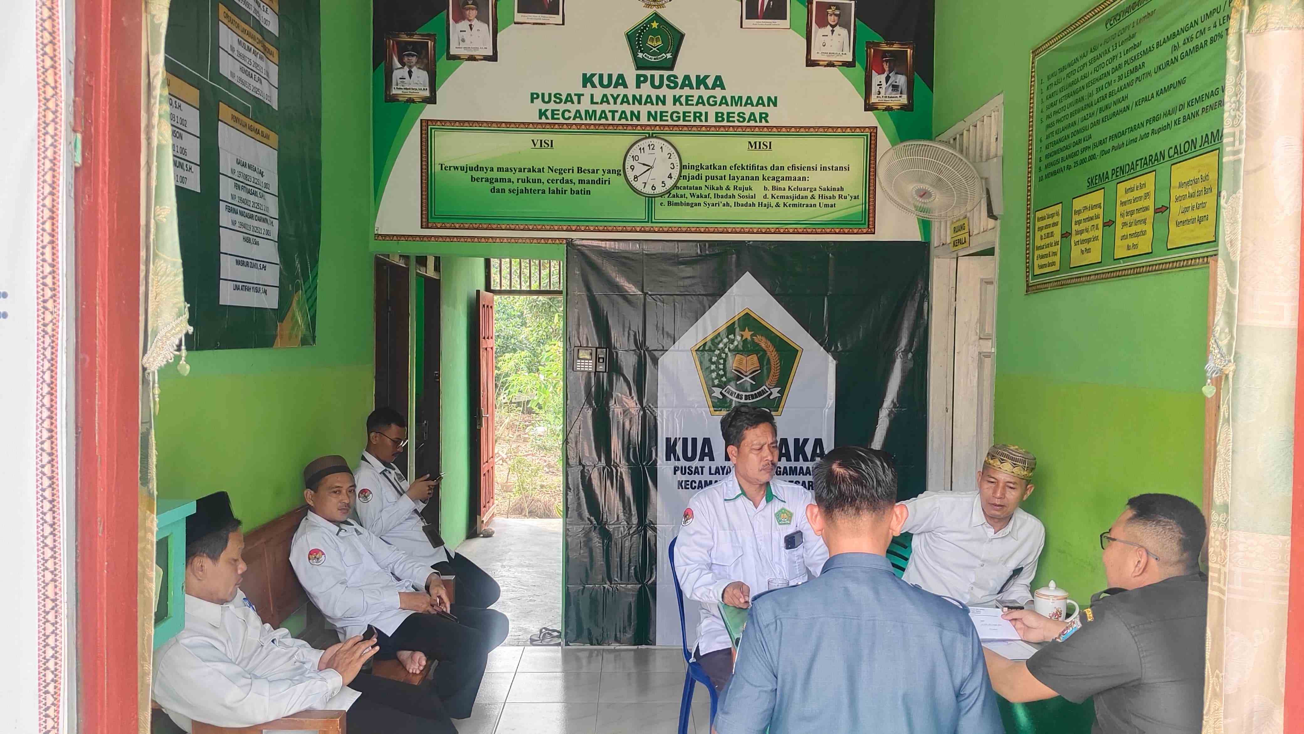 Pemerintah Kampung Tiuh Baru Gandeng KUA Negeri Besar Jadi Juri Lomba Kebersihan Antar Dusun