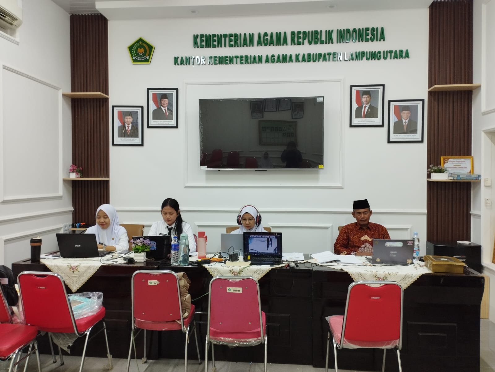 Kasubbag Tata Usaha  Kemenag Lampung Utara Jadi Mentor Seminar Rancangan Aktualisasi Latsar CPNS