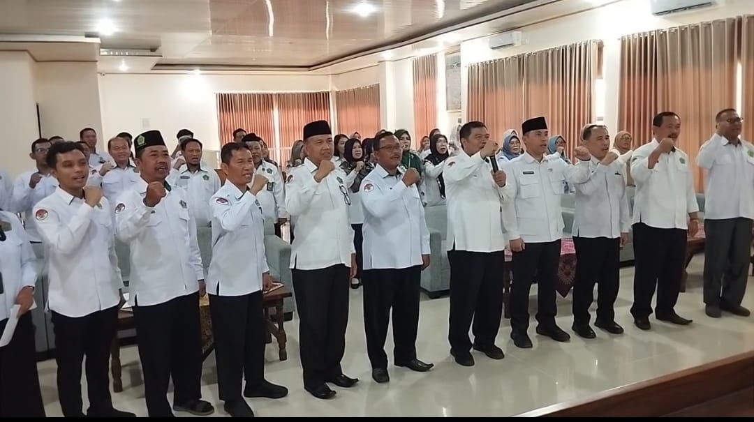 Kemenag Pringsewu Gelar Sosialisasi Anti Gratifikasi dan Launching Aplikasi Layanan Pring-Emas