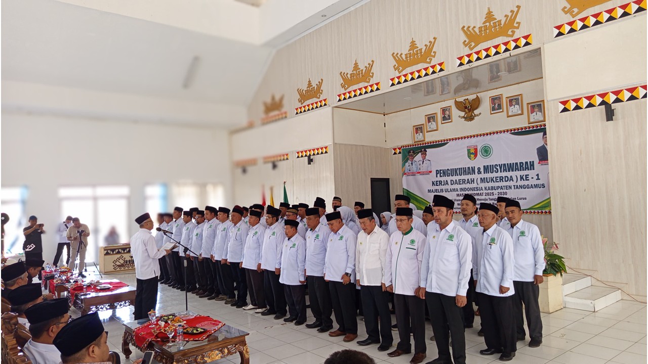 Sinergitas Ulama dan Umara, MUI Tanggamus Lantik Pengurus Masa Khidmat 2025–2030