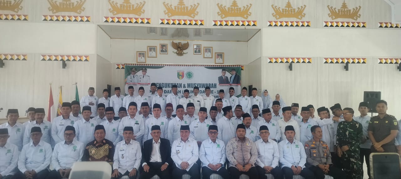 Kepala MTsN 2 Tanggamus Hadiri Pengukuhan dan Musyawarah Kerja Daerah Ke-1 MUI Kabupaten Tanggamus