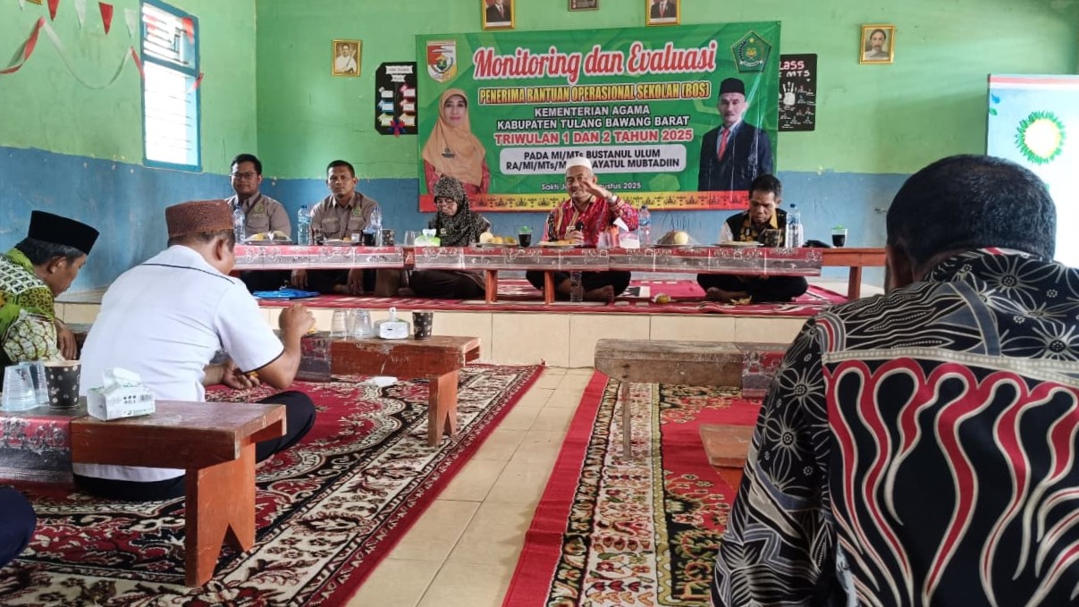 Kemenag Tubaba Laksanakan Monitoring Dana BOP, BOS, dan Komite di Madrasah