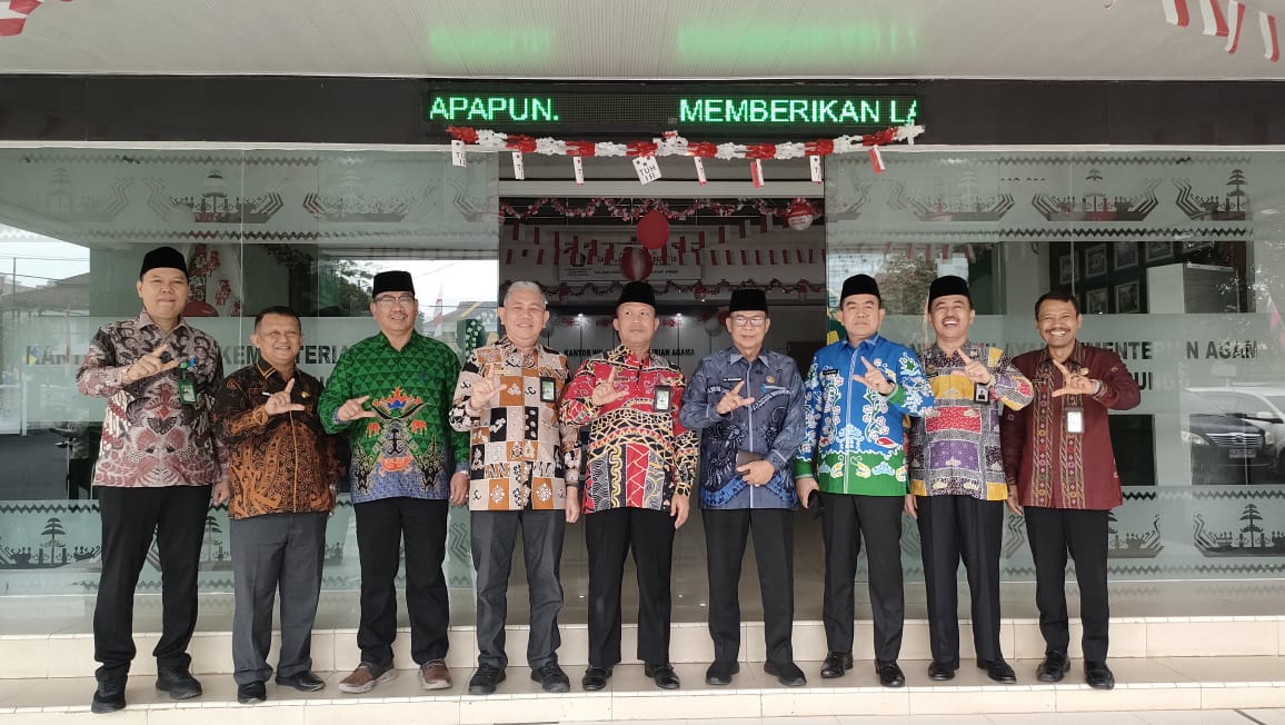 Kepala Kemenag Mesuji Hadiri Silaturahmi Tokoh Lintas Agama Bersama Wamenag RI