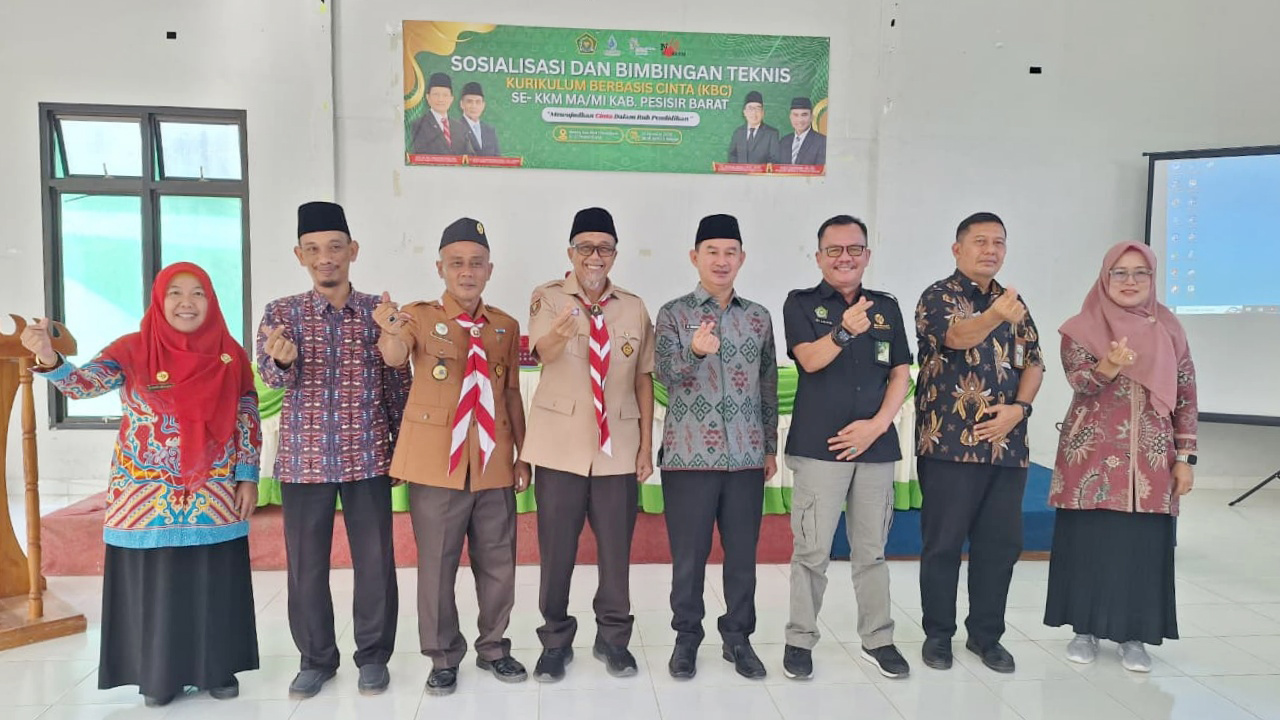 Sosialisasi Kurikulum Berbasis Cinta di Pesisir Barat : Upaya Wujudkan Pendidikan Madrasah Yang Humanis