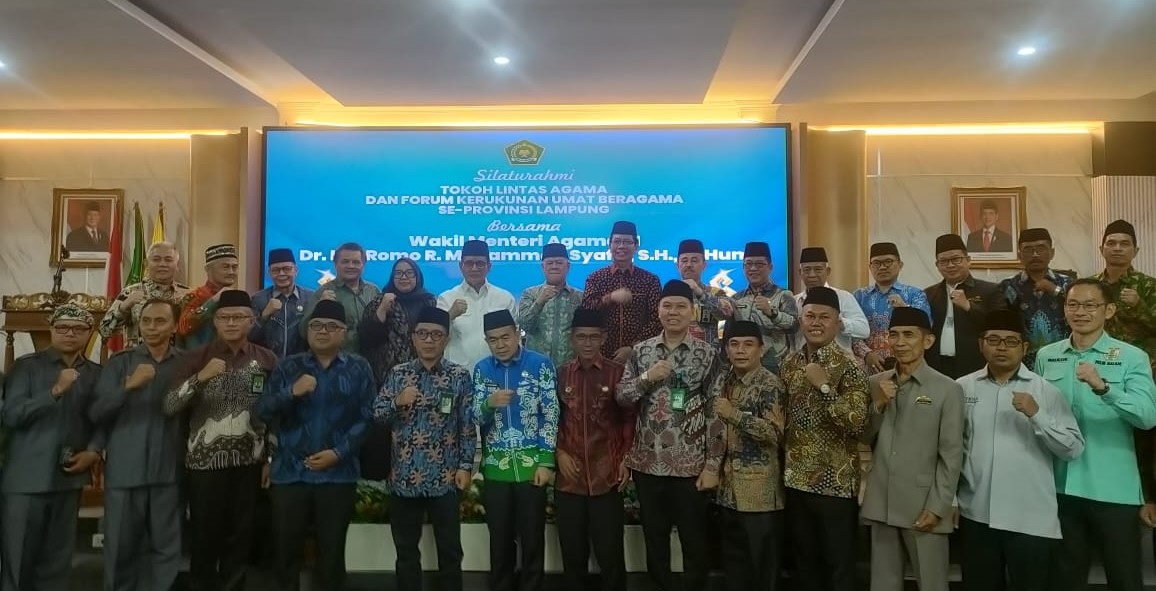 Kepala Kemenag Way Kanan Hadiri Silaturahmi Tokoh Lintas Agama se-Provinsi Lampung