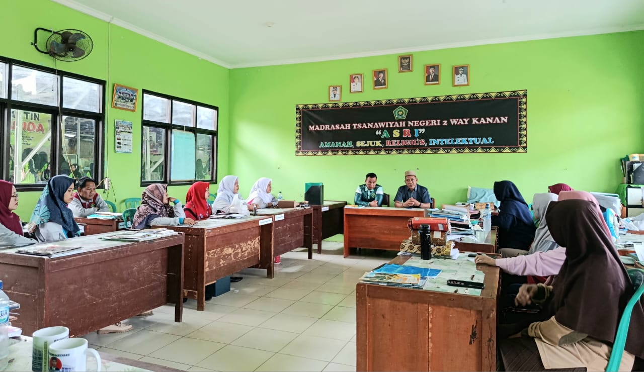 MTsN 2 Way Kanan dan Komite Madrasah Bahas Sinergi Peningkatan Mutu Pendidikan