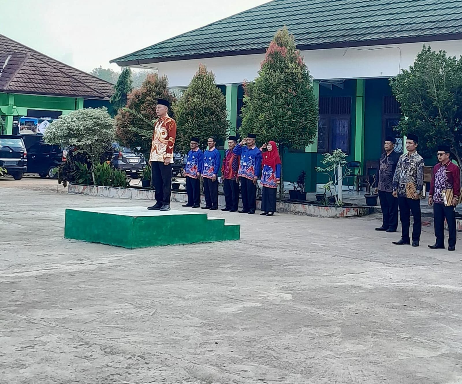 Kemenag Tubaba Gelar Upacara HUT RI di Dua Titik Lokasi