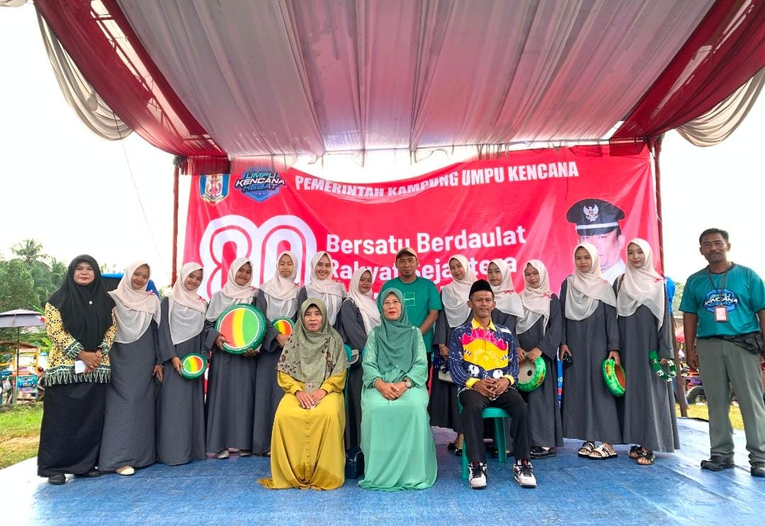 Lestarikan Seni Islami, KUA Blambangan Umpu Dukung Lomba Qosidah di HUT RI ke-80 Kampung Umpu Kencana
