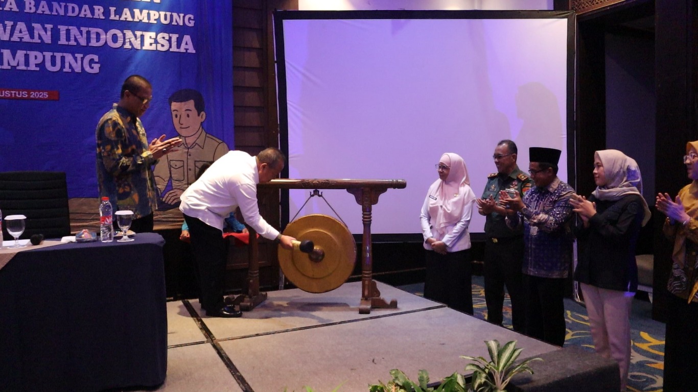 Kasubbag TU Kemenag Kota Bandar Lampung Hadiri Pembukaan Pelatihan Kehumasan Tenaga Kependidikan