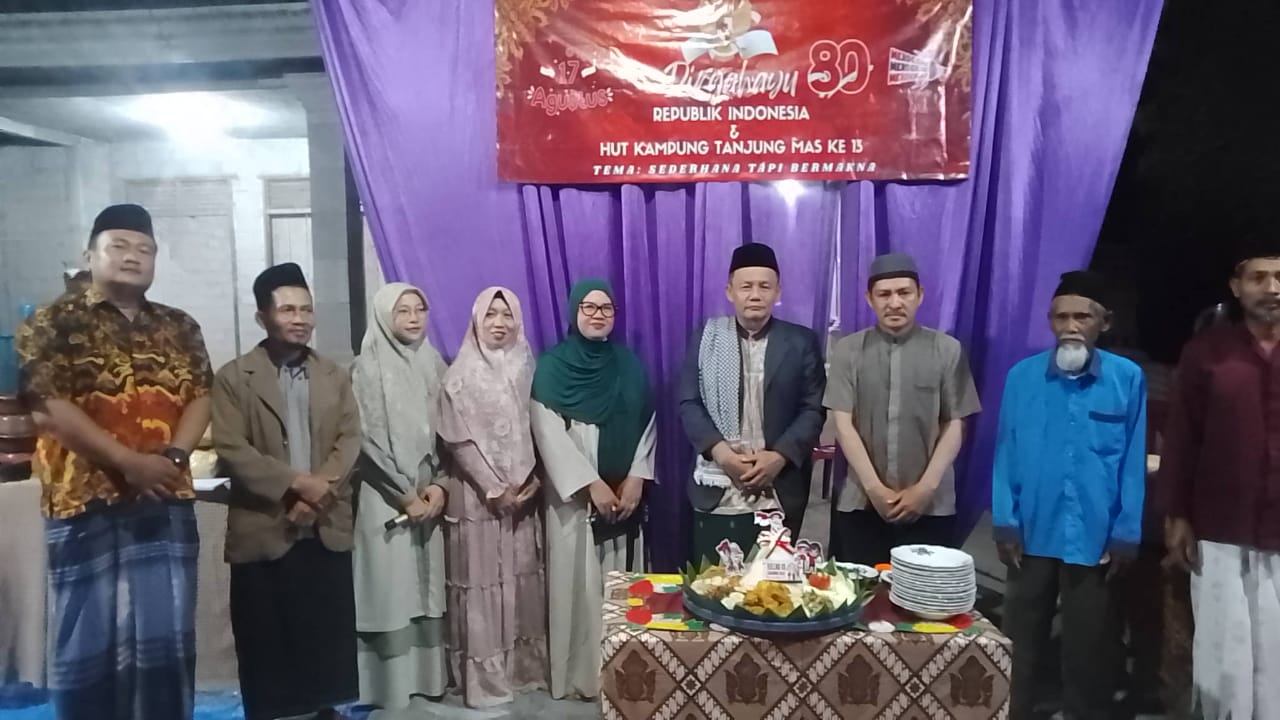 Perkuat Kebersamaan dan Silaturahmi: KUA Kecamatan Negeri Besar Hadiri Peringatan Hari Lahir Kampung Tanjung Mas