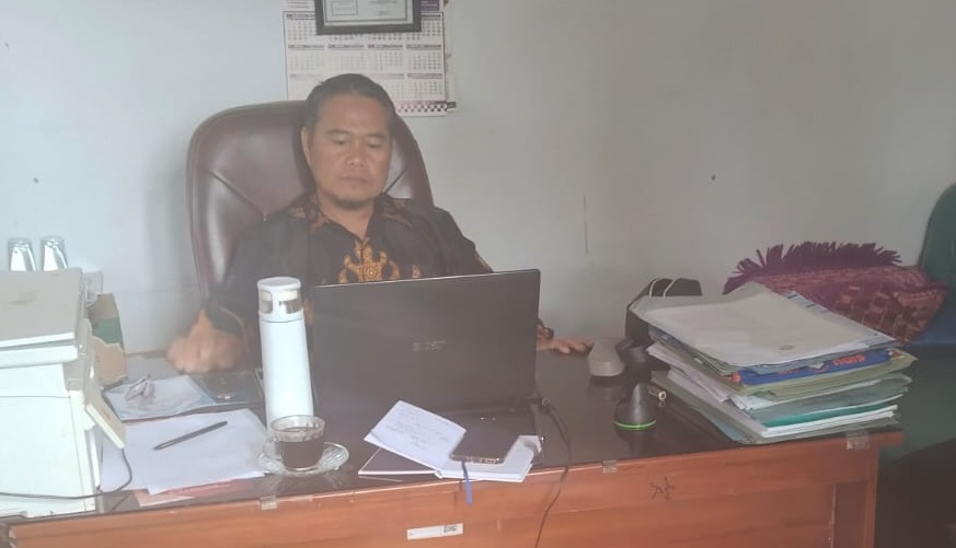 Ka. TU MAN 1 Way Kanan, Ahadi Sapron, Ikuti Zoom tentang Kebijakan Pemanfaatan BMN: Dari Regulasi ke Aksi