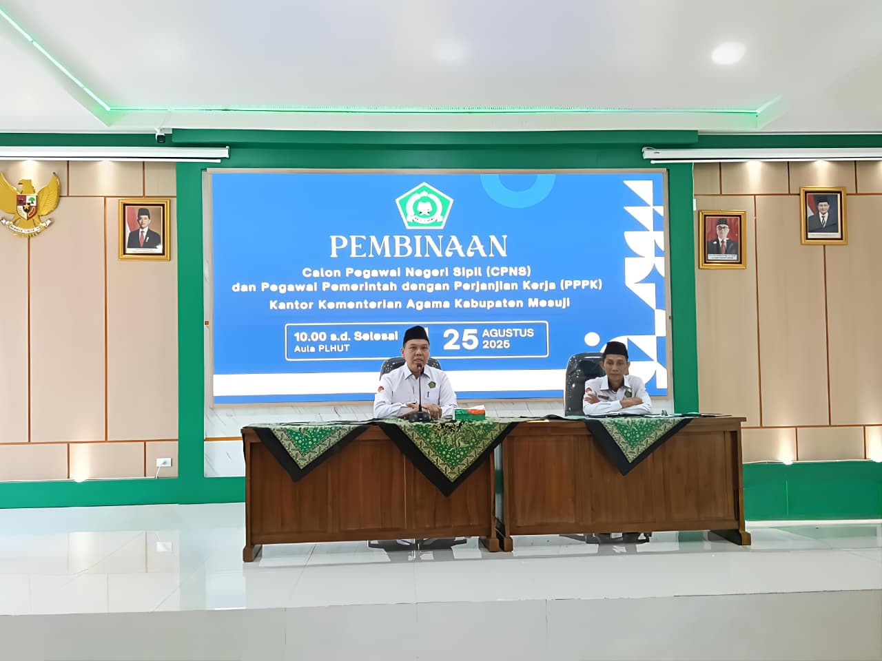 Kemenag Mesuji Gelar Pembinaan CPNS dan PPPK Tahap Satu
