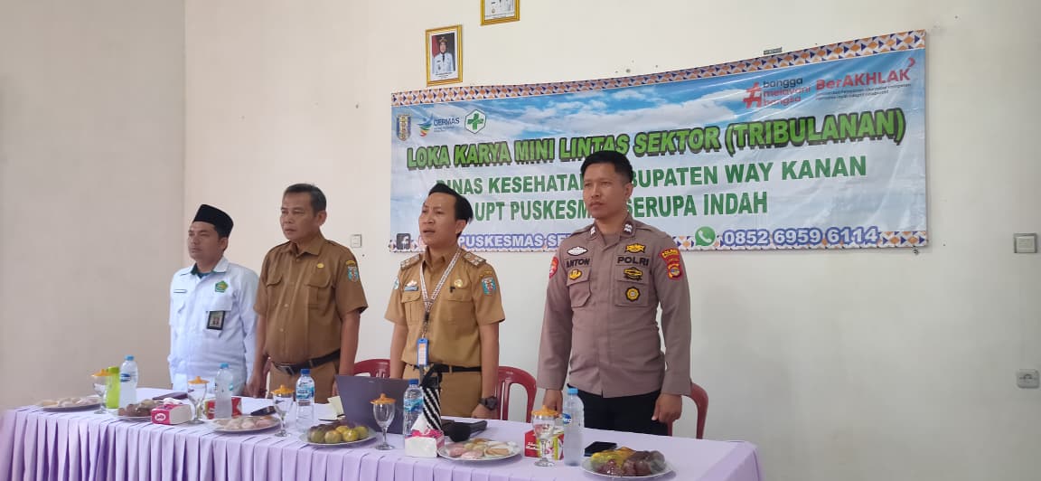Puskesmas Serupa Indah Gelar Lokakarya Mini Lintas Sektoral Tingkat Kecamatan Pakuan Ratu