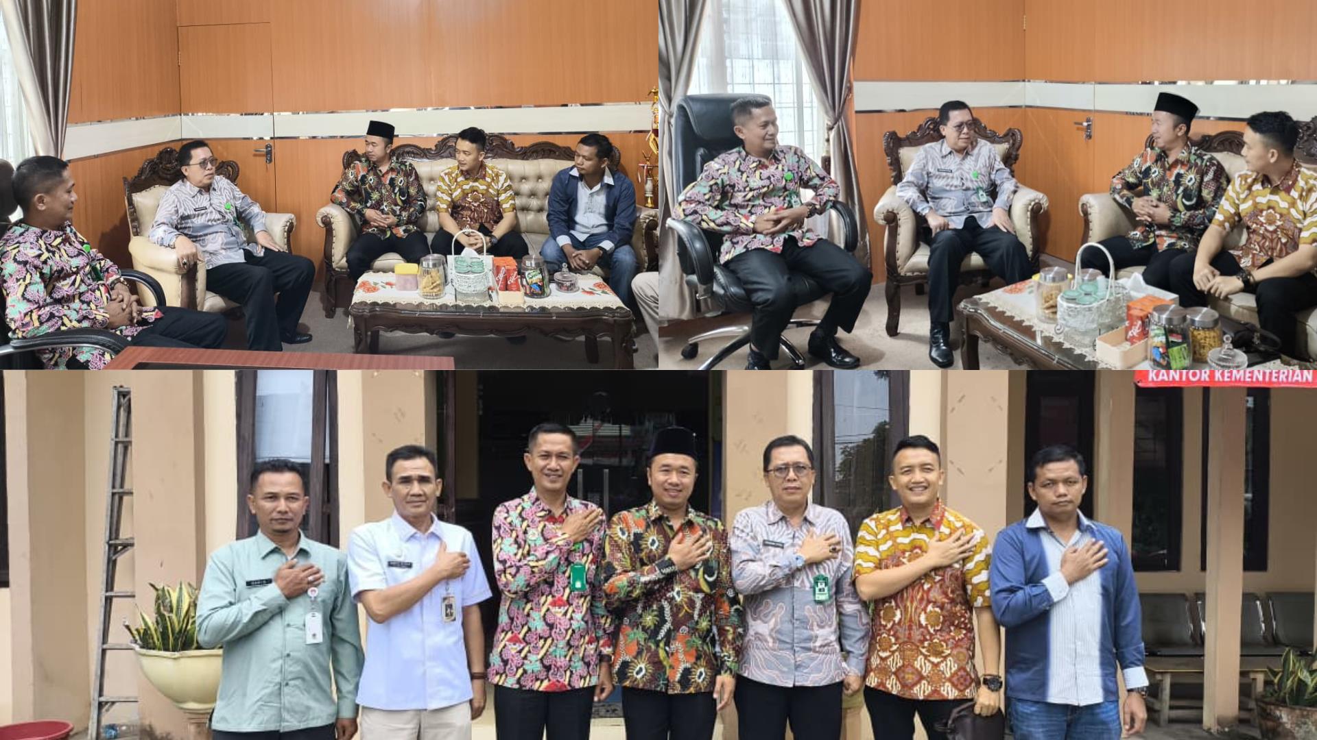Bahas Pendidikan Pemilih, Kemenag Kota Metro Sambut Audiensi KPU