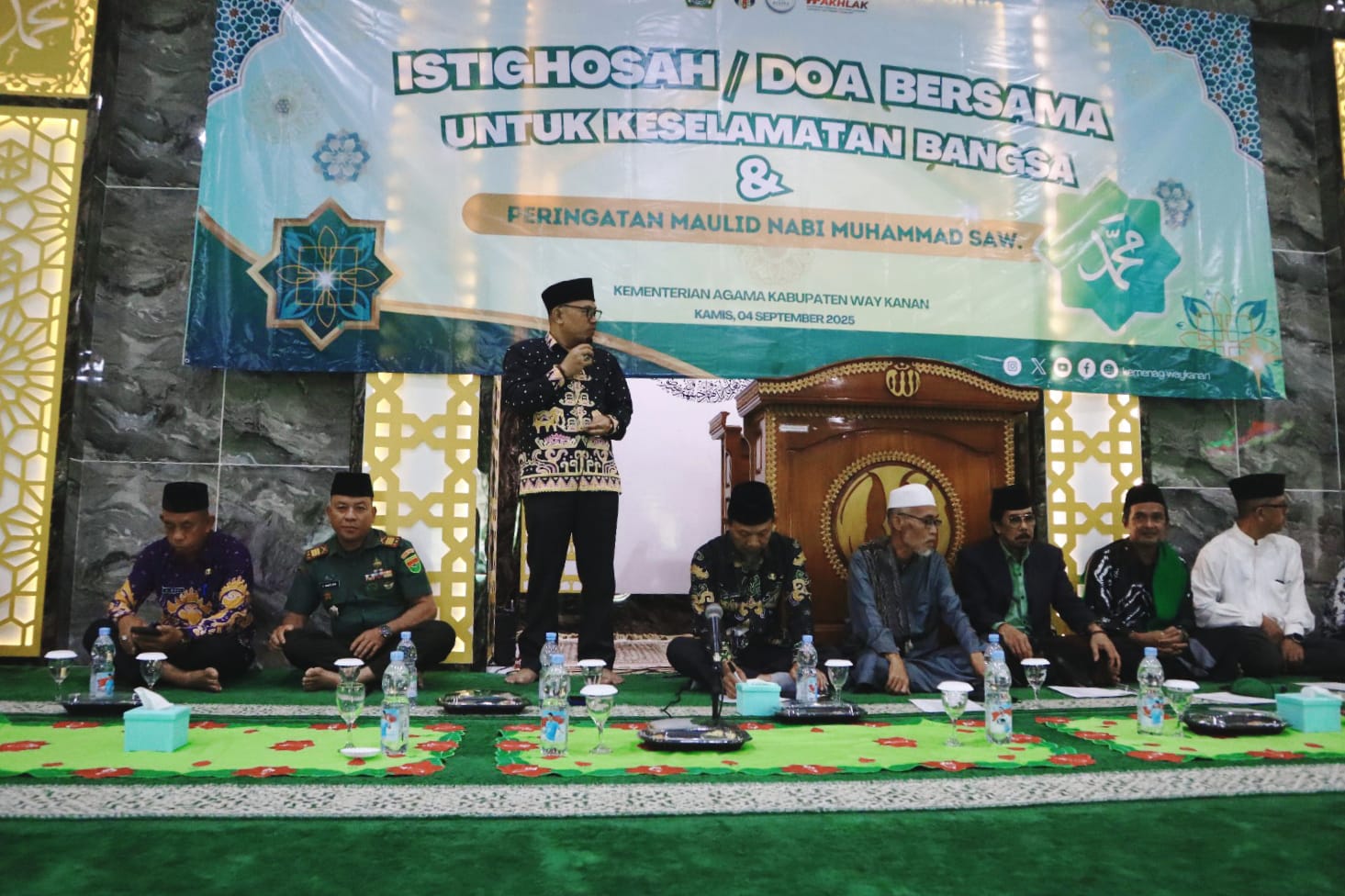 Kemenag Way Kanan Gelar Istighosah dan Do'a Bersama Untuk Keselamatan Bangsa