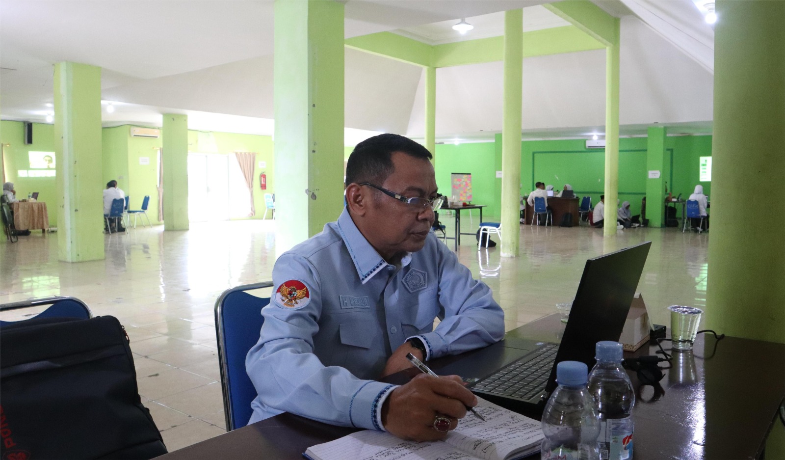 Kepala Kemenag Kota Bandar Lampung, H. Makmur, Uji Rancangan Aktualisasi CPNS Latsar 2025