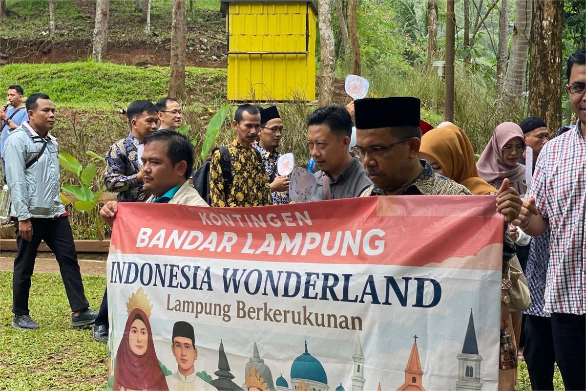 Kepala Kemenag Kota Bandar Lampung Tinjau Persiapan Kemah Kerukunan Penyuluh Lintas Agama