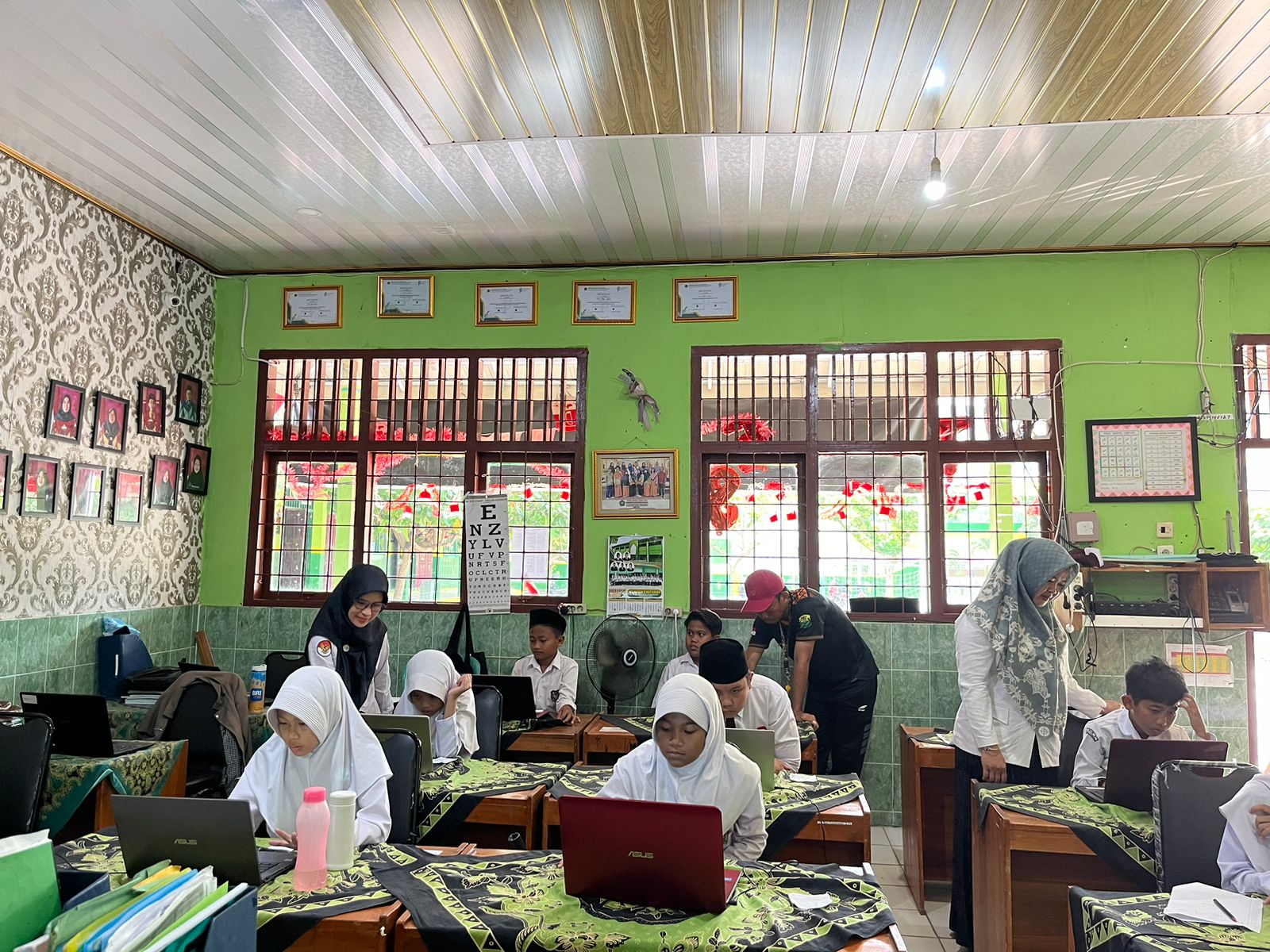 MIN 1 Way Kanan Laksanakan Gladi ANBK Hari Kedua: Fokus pada Literasi, Numerasi, dan Survei Karakter
