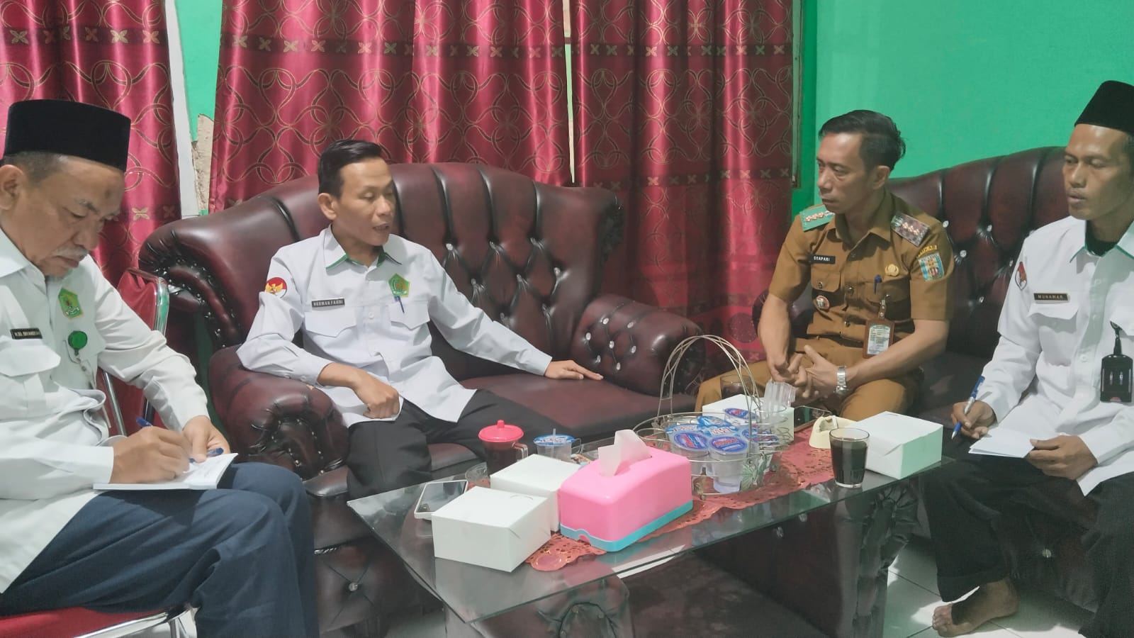 KUA Blambangan Umpu dan Camat Bersinergi Matangkan Persiapan STQ Kabupaten Way Kanan