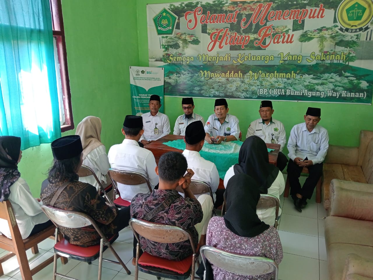 KUA Bumi Agung Gelar Bimwin, Bekal Catin Menuju Keluarga Bahagia Selamanya
