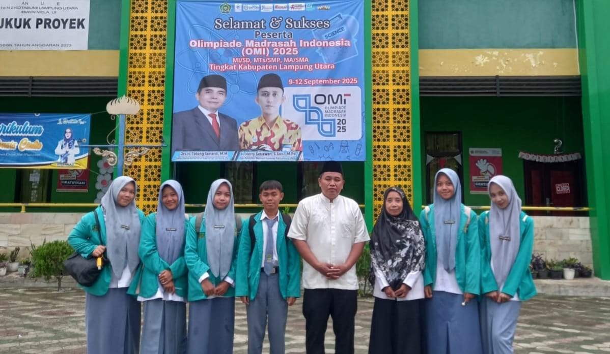 Prestasi Gemilang, Tim OMI MAN 2 Lampung Utara Melaju Ke Provinsi