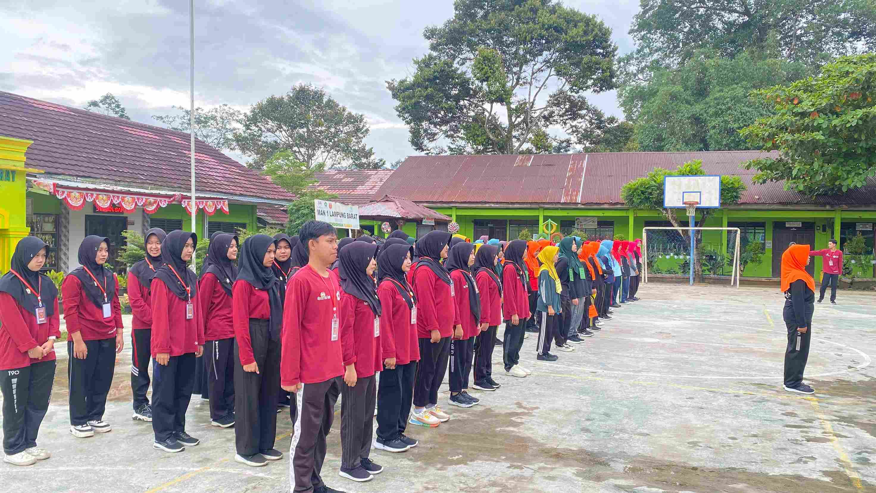 PMR Wira MAN 1 Lampung Barat Gelar Re-Organisasi, Bentuk Generasi Muda yang Peduli Kemanusiaan