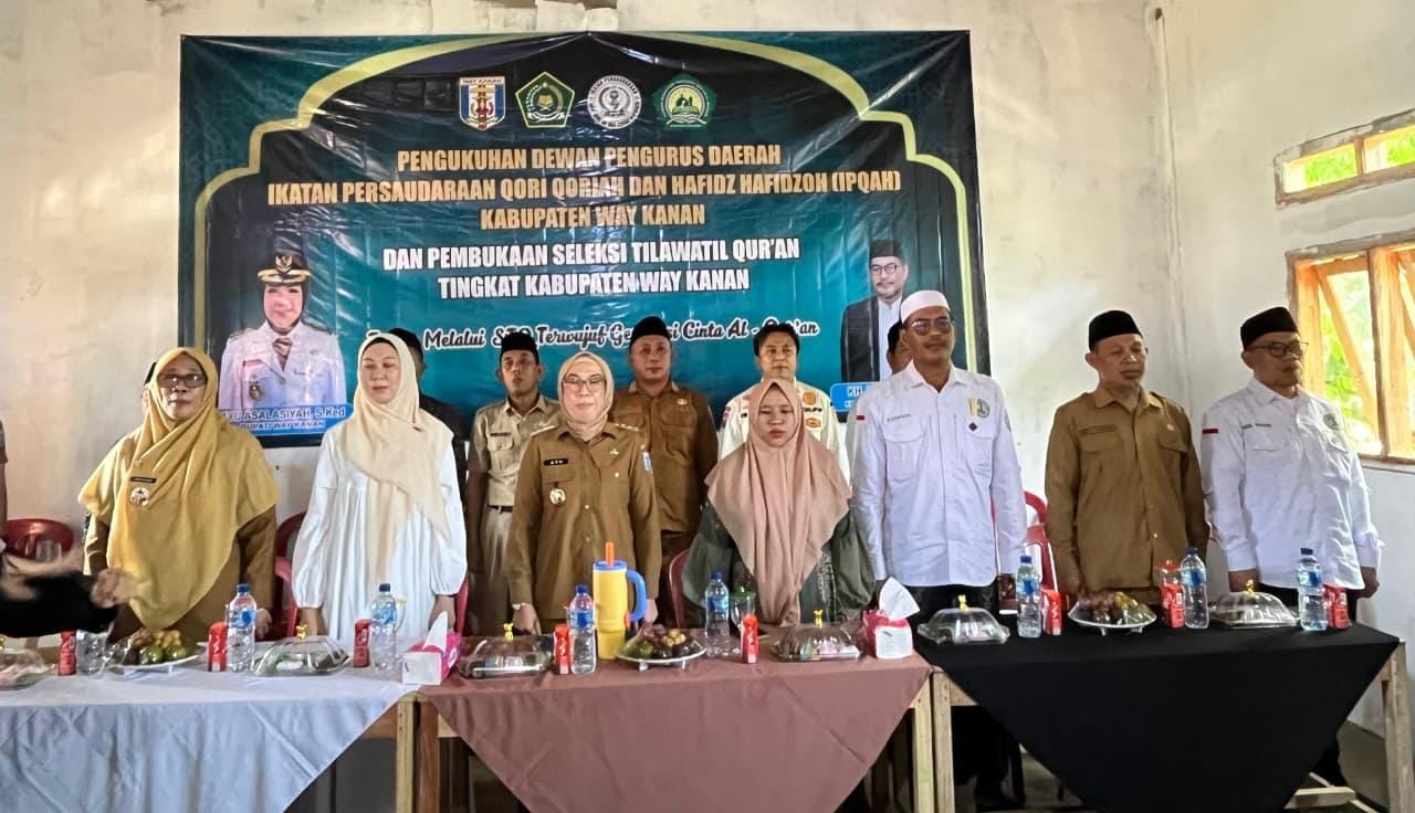 Kepala KUA Blambangan Umpu Hadiri Pengukuhan IPQAH dan Pembukaan STQ Kabupaten Way Kanan